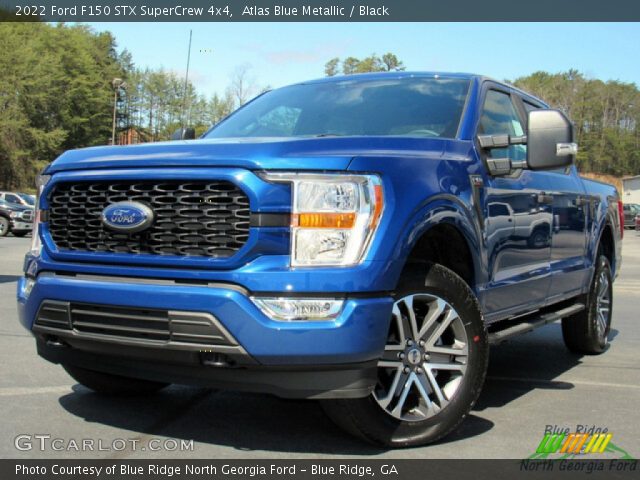 2022 Ford F150 STX SuperCrew 4x4 in Atlas Blue Metallic