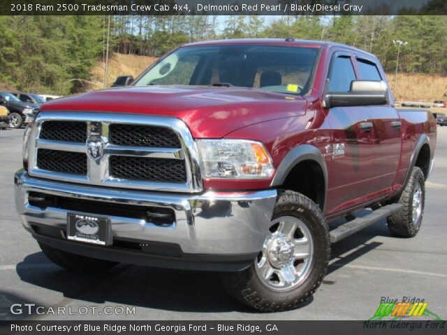2018 Ram 2500 Tradesman Crew Cab 4x4 in Delmonico Red Pearl