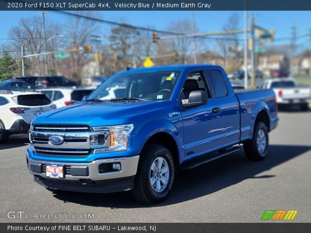 2020 Ford F150 XLT SuperCab 4x4 in Velocity Blue