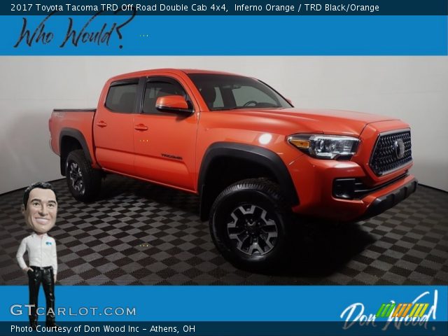 2017 Toyota Tacoma TRD Off Road Double Cab 4x4 in Inferno Orange
