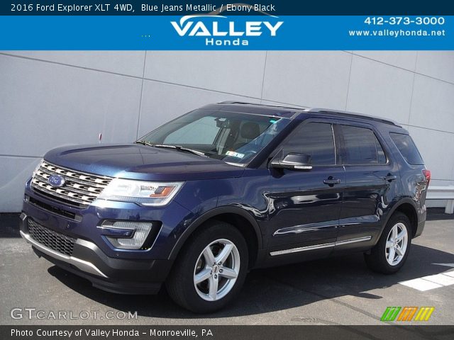 2016 Ford Explorer XLT 4WD in Blue Jeans Metallic