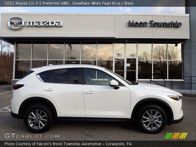 2022 Mazda CX-5 S Preferred AWD in Snowflake White Pearl Mica