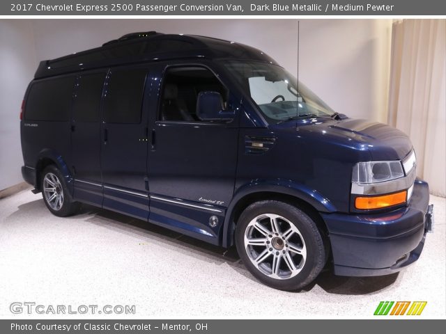 2017 Chevrolet Express 2500 Passenger Conversion Van in Dark Blue Metallic