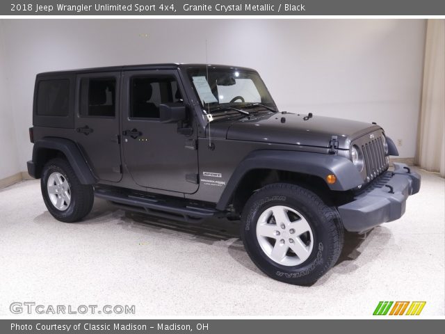 2018 Jeep Wrangler Unlimited Sport 4x4 in Granite Crystal Metallic