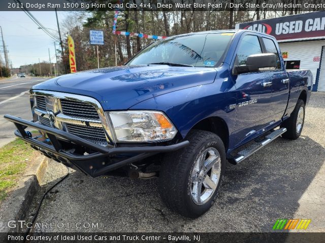 2011 Dodge Ram 1500 Big Horn Quad Cab 4x4 in Deep Water Blue Pearl