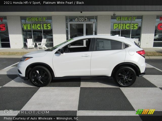 2021 Honda HR-V Sport in Platinum White Pearl