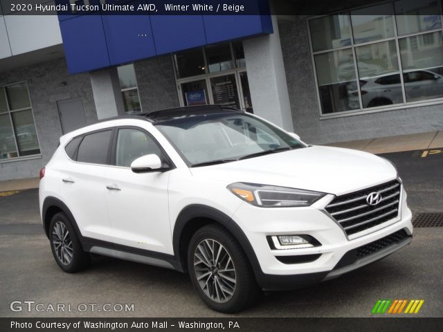 2020 Hyundai Tucson Ultimate AWD in Winter White