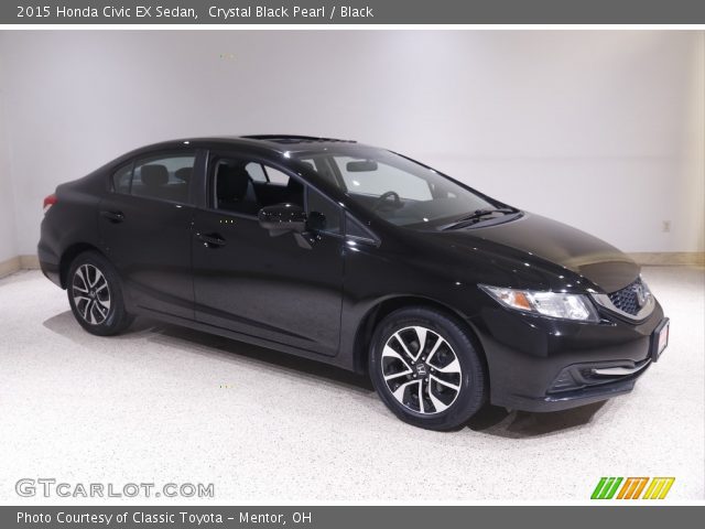 2015 Honda Civic EX Sedan in Crystal Black Pearl