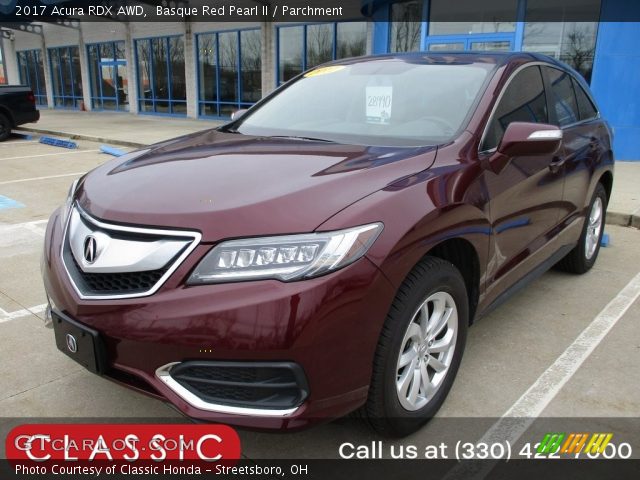 2017 Acura RDX AWD in Basque Red Pearl II
