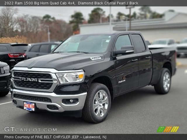 2022 Ram 1500 Big Horn Quad Cab 4x4 in Diamond Black Crystal Pearl