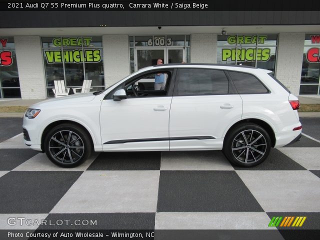 2021 Audi Q7 55 Premium Plus quattro in Carrara White