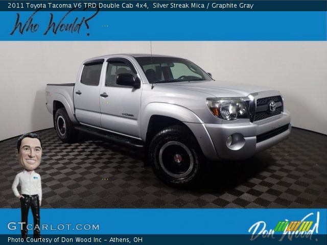 2011 Toyota Tacoma V6 TRD Double Cab 4x4 in Silver Streak Mica