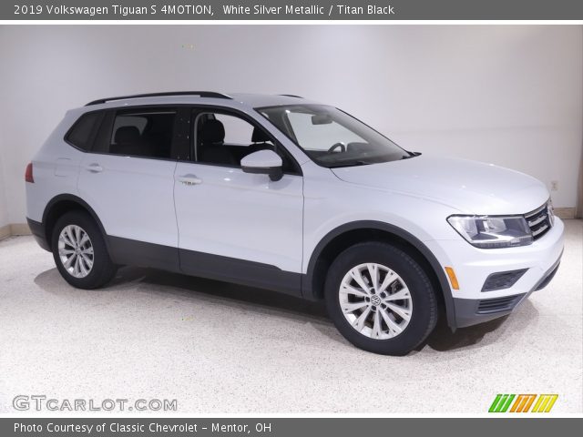 2019 Volkswagen Tiguan S 4MOTION in White Silver Metallic