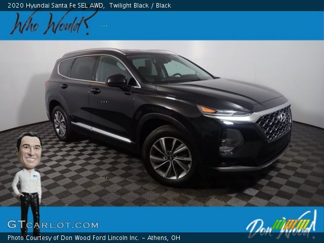 2020 Hyundai Santa Fe SEL AWD in Twilight Black