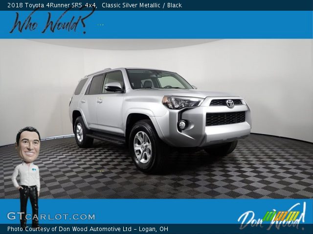 2018 Toyota 4Runner SR5 4x4 in Classic Silver Metallic