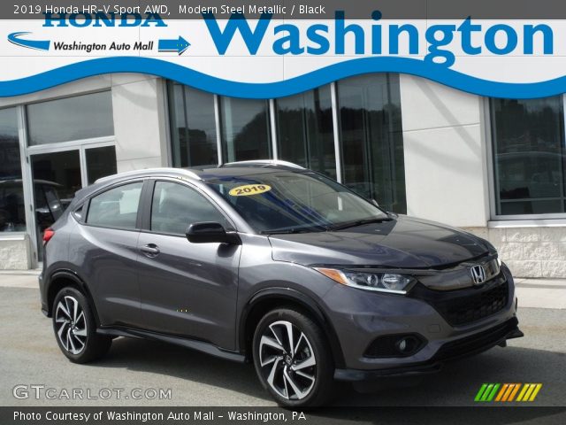 2019 Honda HR-V Sport AWD in Modern Steel Metallic