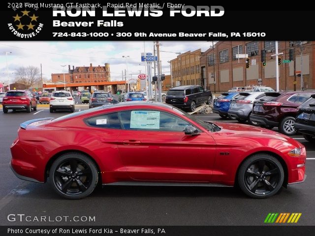 2022 Ford Mustang GT Fastback in Rapid Red Metallic