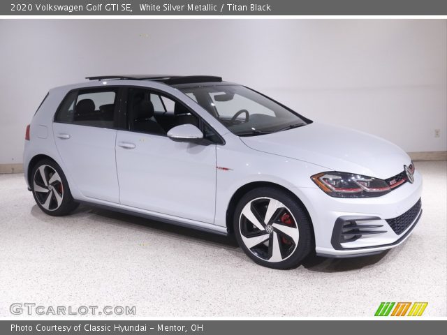 2020 Volkswagen Golf GTI SE in White Silver Metallic