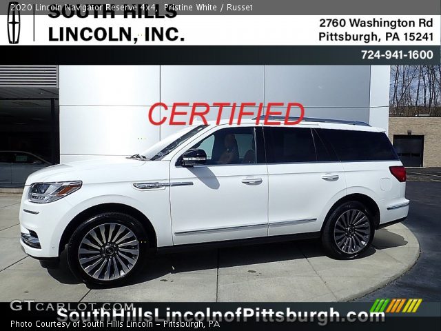 2020 Lincoln Navigator Reserve 4x4 in Pristine White