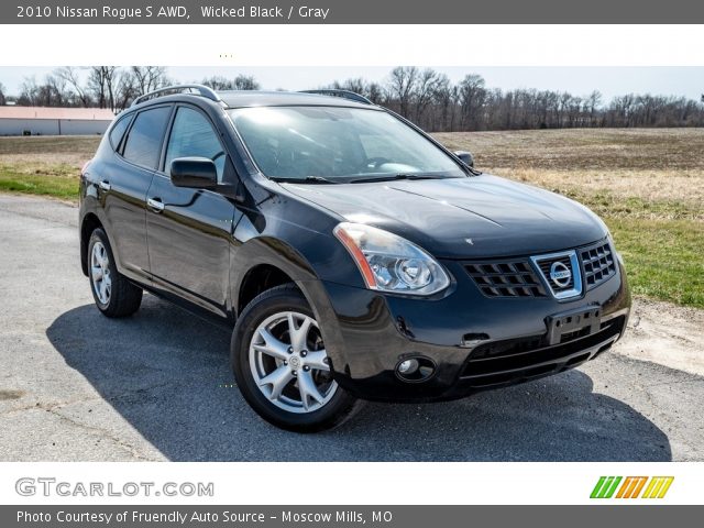 2010 Nissan Rogue S AWD in Wicked Black