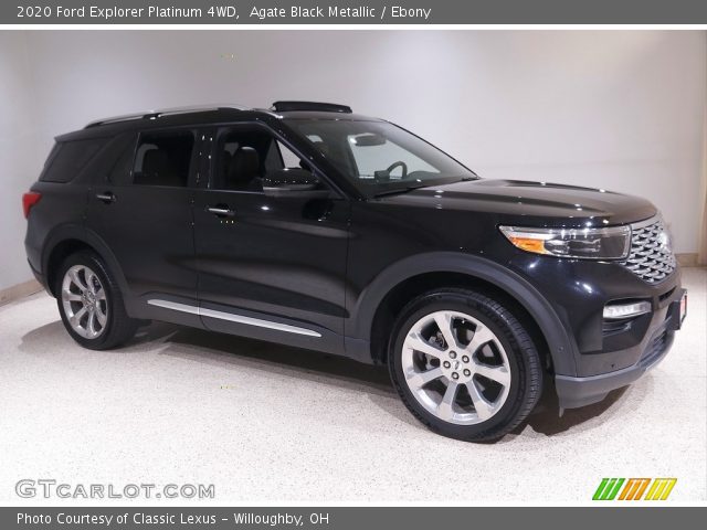 2020 Ford Explorer Platinum 4WD in Agate Black Metallic