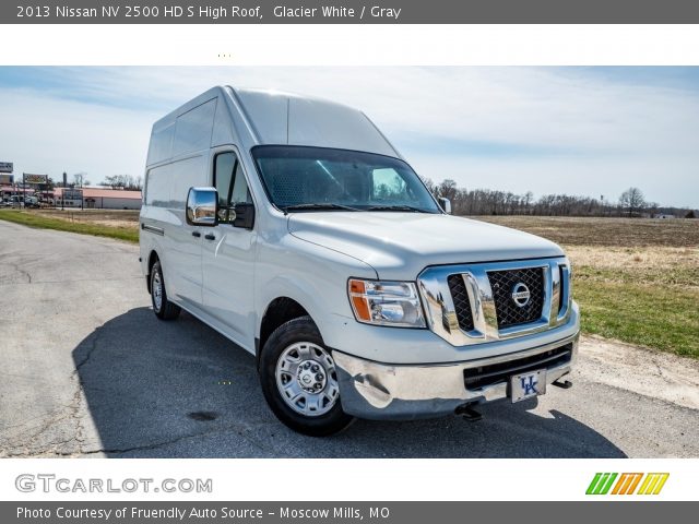 2013 Nissan NV 2500 HD S High Roof in Glacier White