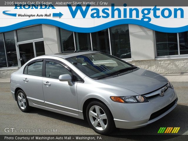 2006 Honda Civic EX Sedan in Alabaster Silver Metallic