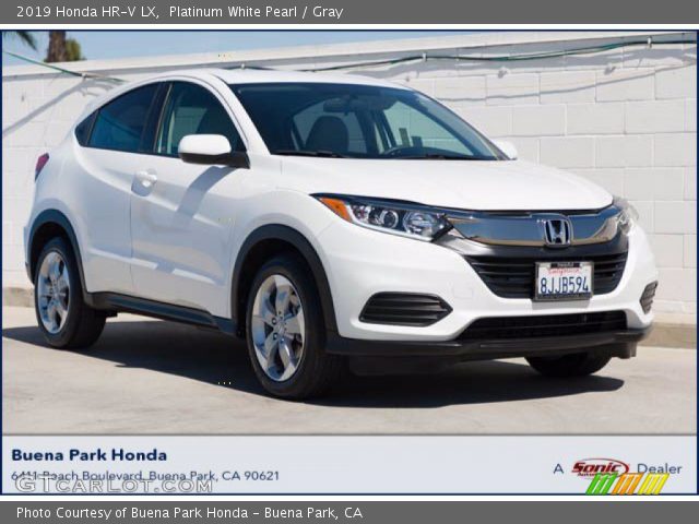 2019 Honda HR-V LX in Platinum White Pearl