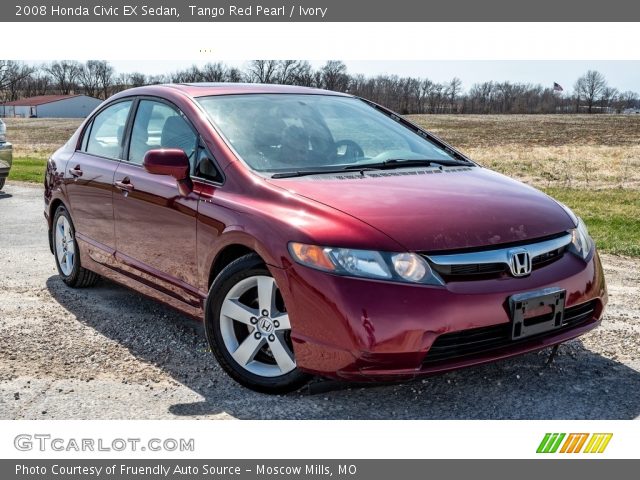 2008 Honda Civic EX Sedan in Tango Red Pearl