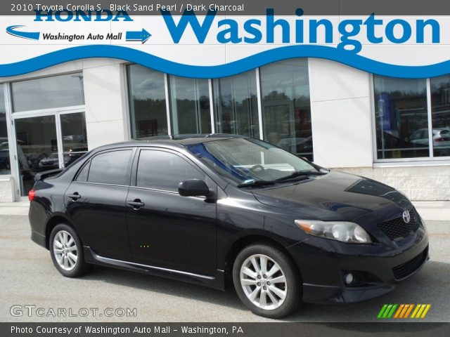 2010 Toyota Corolla S in Black Sand Pearl