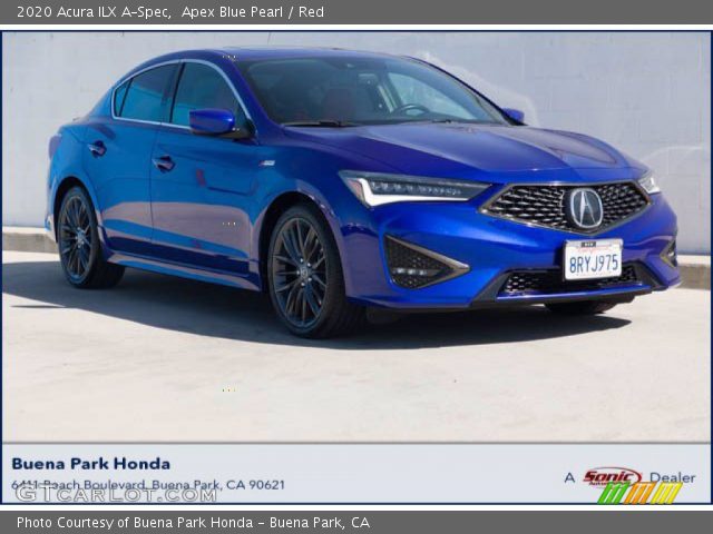 2020 Acura ILX A-Spec in Apex Blue Pearl