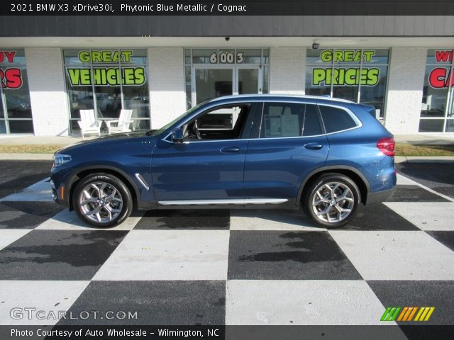 2021 BMW X3 xDrive30i in Phytonic Blue Metallic