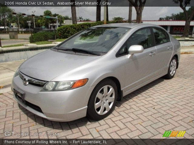 2006 Honda Civic LX Sedan in Alabaster Silver Metallic