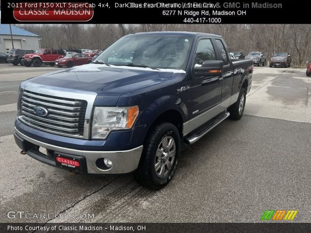 2011 Ford F150 XLT SuperCab 4x4 in Dark Blue Pearl Metallic