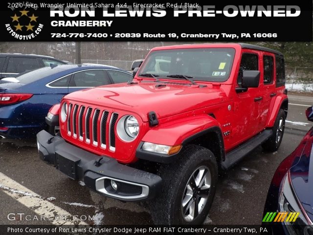 2020 Jeep Wrangler Unlimited Sahara 4x4 in Firecracker Red