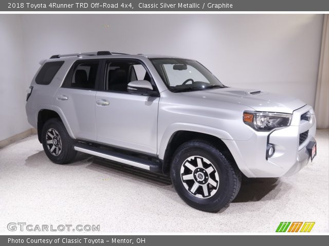 2018 Toyota 4Runner TRD Off-Road 4x4 in Classic Silver Metallic