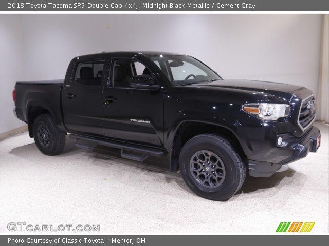 2018 Toyota Tacoma SR5 Double Cab 4x4 in Midnight Black Metallic