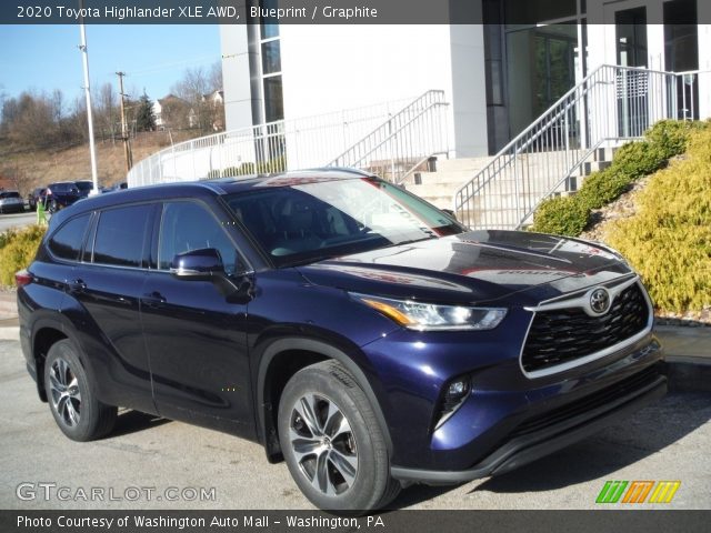 2020 Toyota Highlander XLE AWD in Blueprint