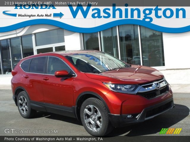 2019 Honda CR-V EX AWD in Molten Lava Pearl