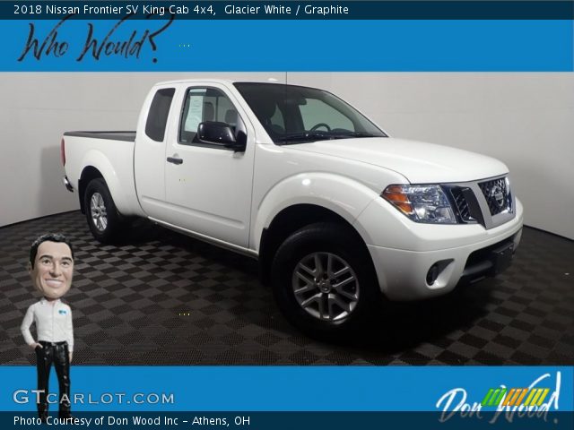 2018 Nissan Frontier SV King Cab 4x4 in Glacier White