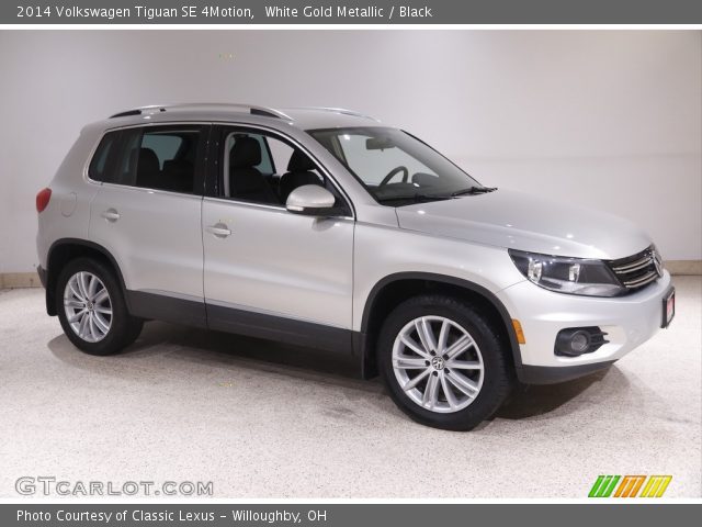 2014 Volkswagen Tiguan SE 4Motion in White Gold Metallic