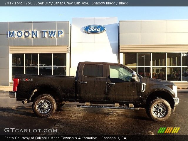 2017 Ford F250 Super Duty Lariat Crew Cab 4x4 in Shadow Black