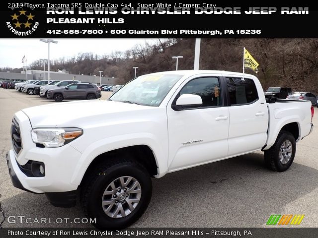 2019 Toyota Tacoma SR5 Double Cab 4x4 in Super White