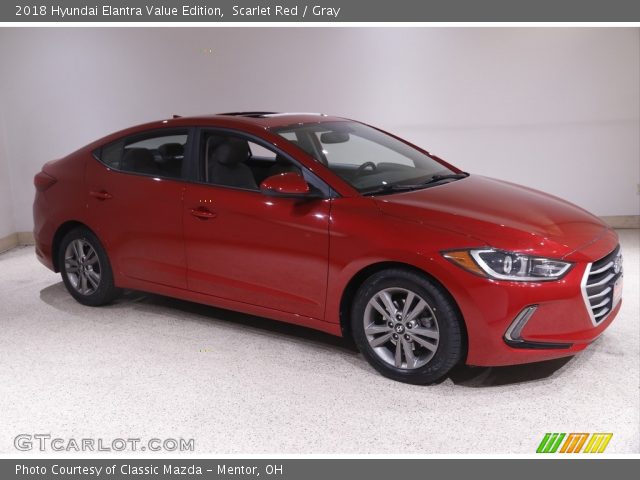 2018 Hyundai Elantra Value Edition in Scarlet Red