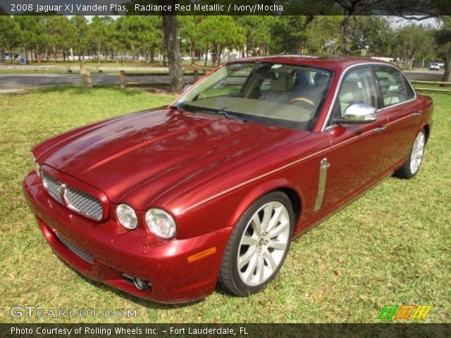 2008 Jaguar XJ Vanden Plas in Radiance Red Metallic