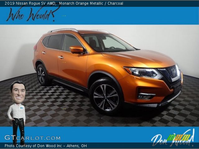 2019 Nissan Rogue SV AWD in Monarch Orange Metallic