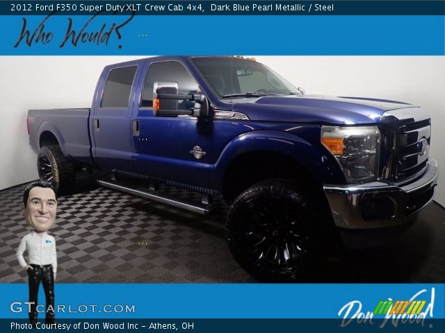 2012 Ford F350 Super Duty XLT Crew Cab 4x4 in Dark Blue Pearl Metallic