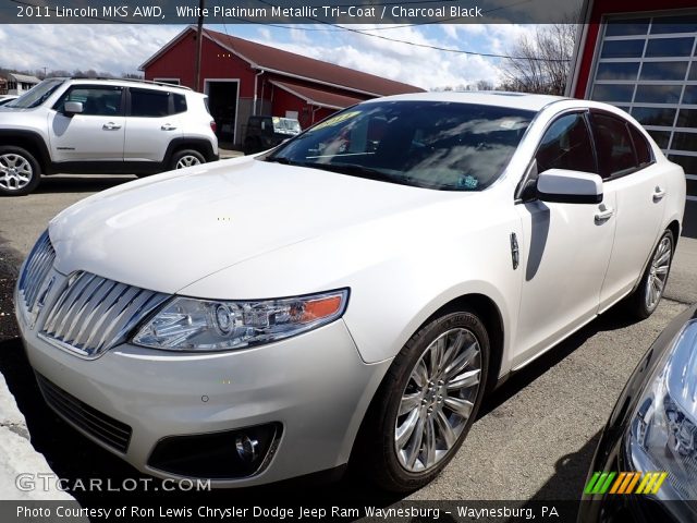 2011 Lincoln MKS AWD in White Platinum Metallic Tri-Coat