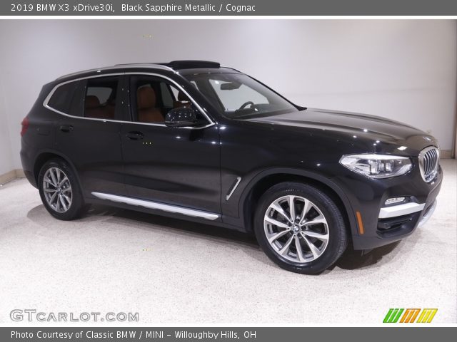 2019 BMW X3 xDrive30i in Black Sapphire Metallic