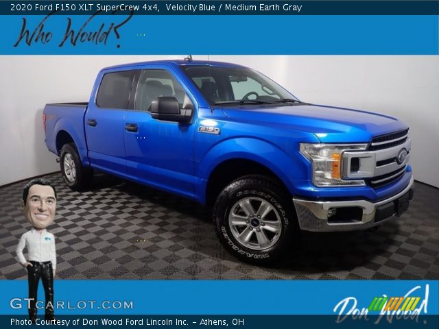 2020 Ford F150 XLT SuperCrew 4x4 in Velocity Blue